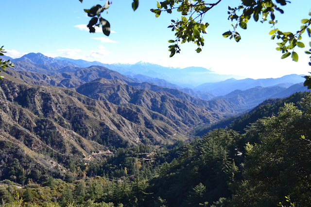 overlooking west fork San Gabriel River