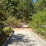 A metal seat on the Zig Zag trail in Green Point Reserve (403237)