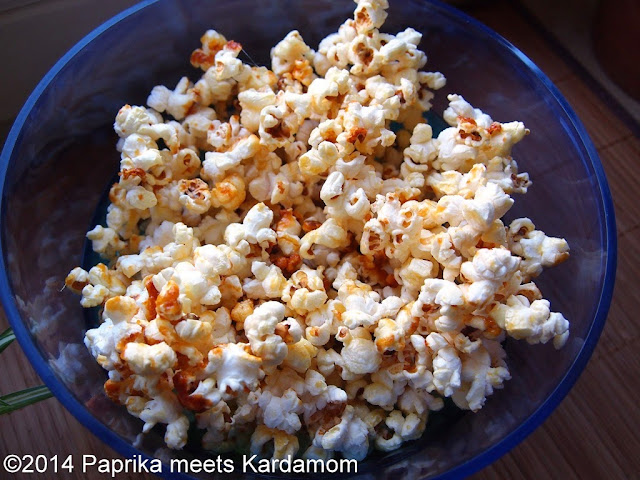 Süßes Popcorn wie im Kino | Paprika meets Kardamom
