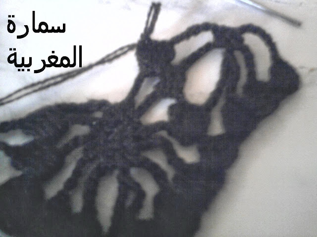 ورشة شال بغرزة العنكبوت لعيون الغالية سلمى سعيد Photo6815