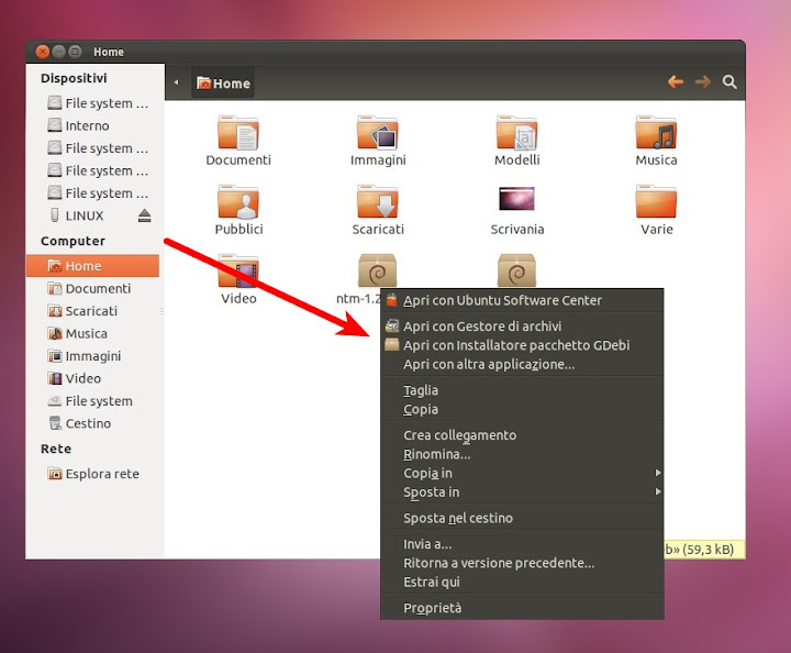 Ubuntu 11.10 non ci permette di installare un pacchetto deb con Ubuntu  Software Center! Ecco come risolvere - Linux Freedom