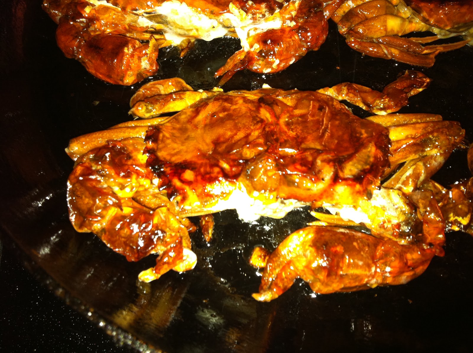 Bjørns Catering: soft- shell crabs