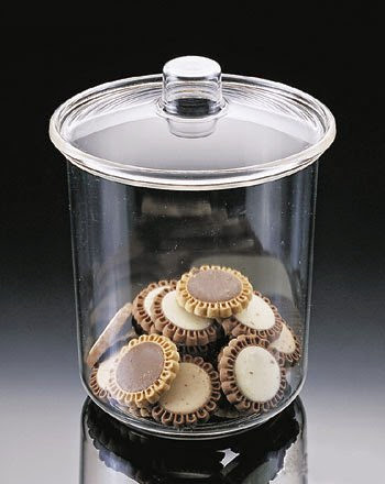  Acrylic Round Cookie Jar (6 1/2