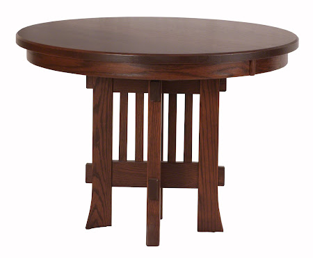42" Seville Round Table in Blackened Oak
