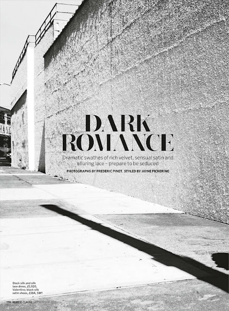 Lys Inger - Dark Romance - Marie Claire UK - September 2012