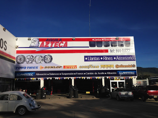 llantitec aguila azteca, Avenida Símbolos Patrios 307, Exhacienda Candiani, Oaxaca, OAX, México, Tienda de neumáticos | OAX
