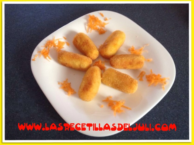 Unas croquetas diferentes: de zanahoria