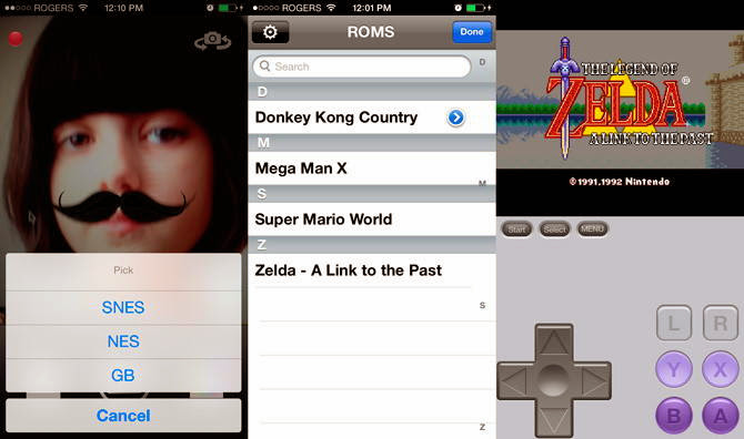 MyStache, una app para añadir mostachos... y jugar a ROMs de Game Boy, NES y Super Nintendo (Actualizado: no disponible ya)