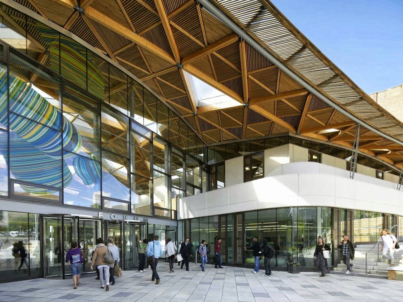 Exeter, Devon, Regno Unito: University of Exeter Forum by Wilkinson Eyre