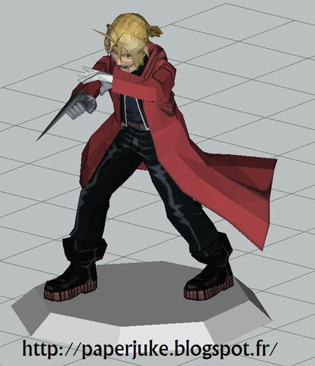 Edward Elric Paper Model