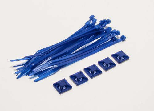 mod/smart 4in. Tie Wrap Kit- UV Blue
