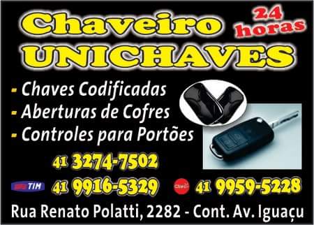 Chaveiro Unichaves 24 Horas, R. Casemiro Mitczuk - Campo Comprido, Curitiba - PR, 81270-170, Brasil, Chaveiro, estado Paraná