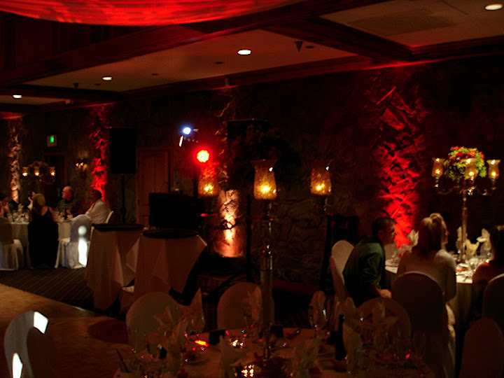 red uplighting