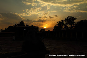 Sunset at Channakeshava Temple, Belur