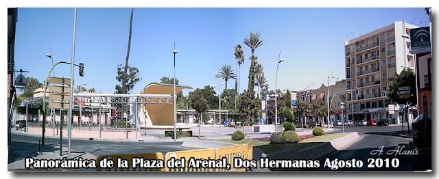 Plaza de El Arenal año 2010.- Panoramica.