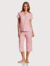 <br />Karen Neuburger Women's Touch Of Fancy Short Sleeve Cardigan Crop Pajama