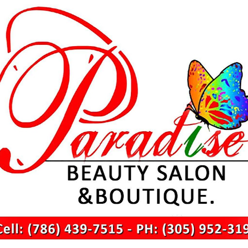 Paradise beauty salon and boutique logo