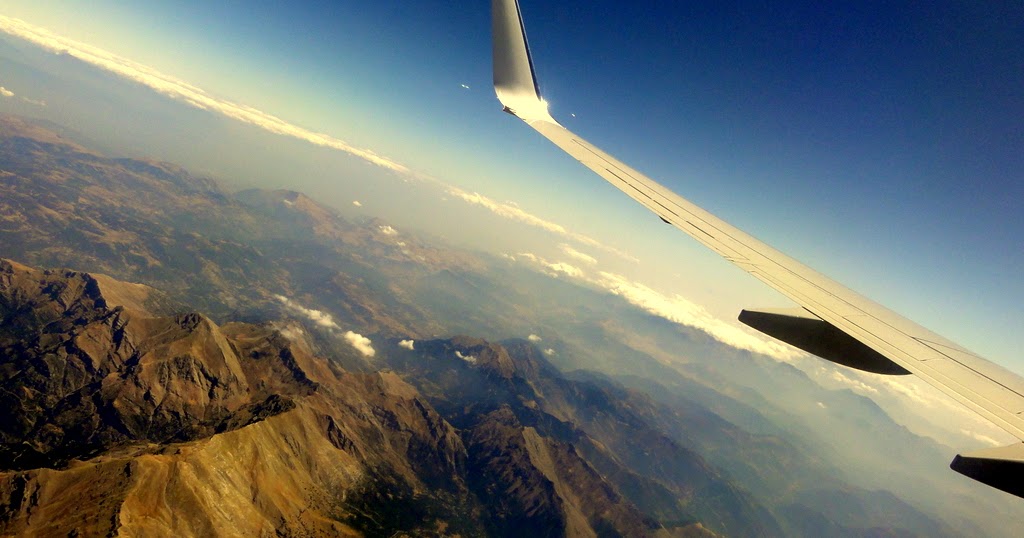 View of Greece from the airplane | Travel and Lifestyle Diaries - Just