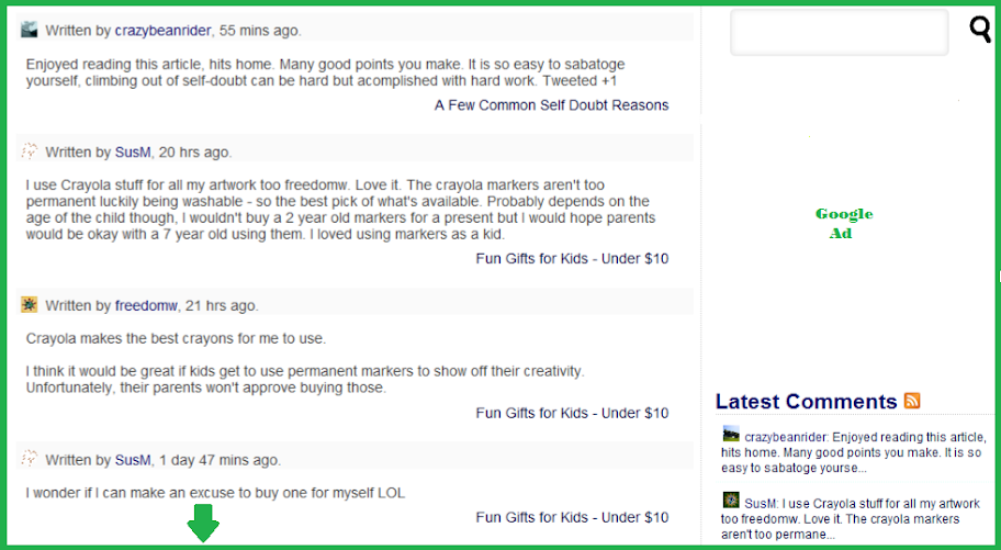 Lates Comments Page on Seekyt - Photo