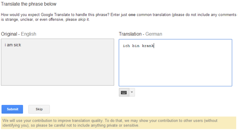 Google Translate Community