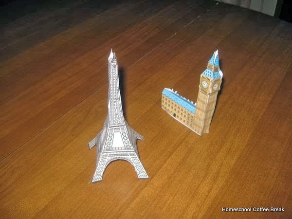 Eiffel Tower and Big Ben