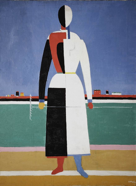 Kazimir Malevich - Woman with a rake
