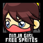 platformer adventure ninja girl sakura free sprite