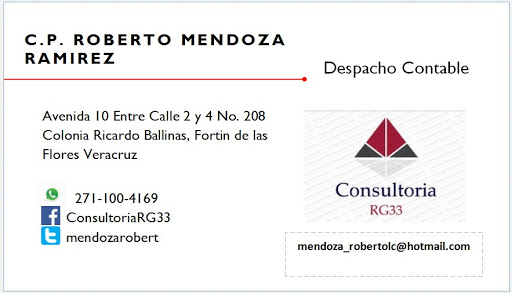LC Roberto Mendoza Ramirez, Avenida 10 No.208 Entre Calle 2 y Calle 4, Ricardo Ballinas, 94470 Córdoba, Ver., México, Asesor fiscal | VER
