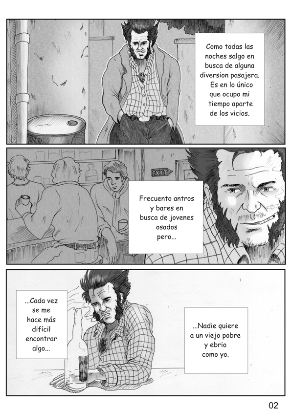 manga porno doujshinji sobre wolverine de los X-men Logan-02web