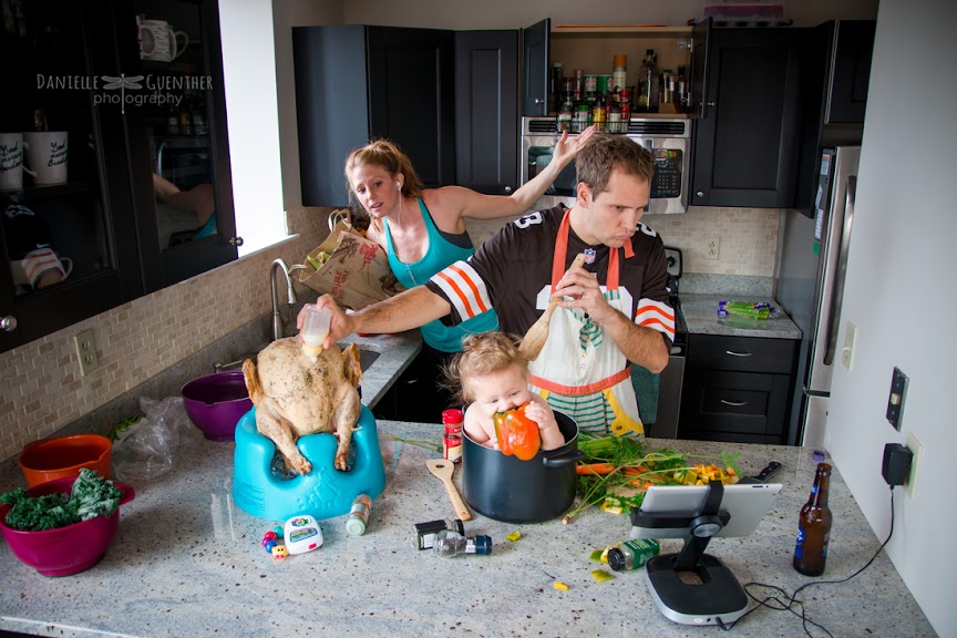 Photographer Captures Real-Life Parenting Chaos