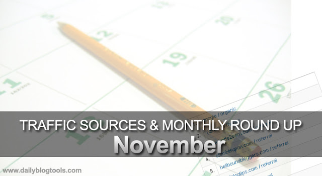 Traffic Sources & Monthly Round Up   November Month Traffic Sources Monthly Round up 