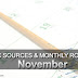 Traffic Sources & Monthly Round Up – November Month