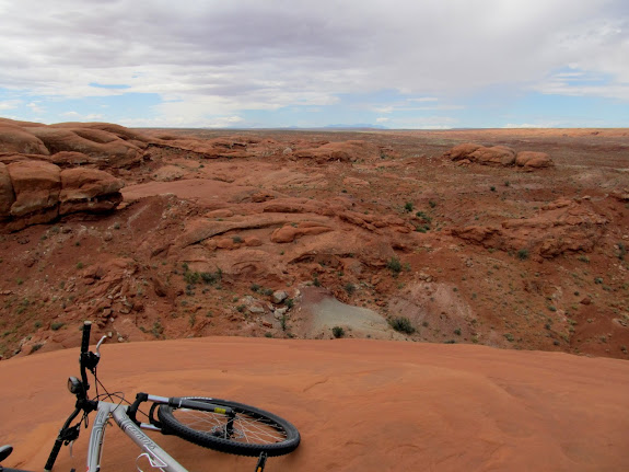 End of a sandstone fin title=