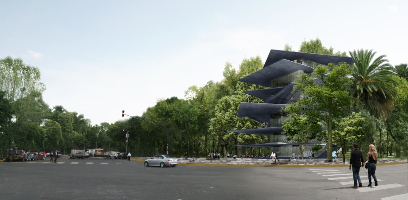 Città del Messico, Distretto Federale, Messico: ARCHIVO: Design For New Building in Mexico City by Zeller & Moye