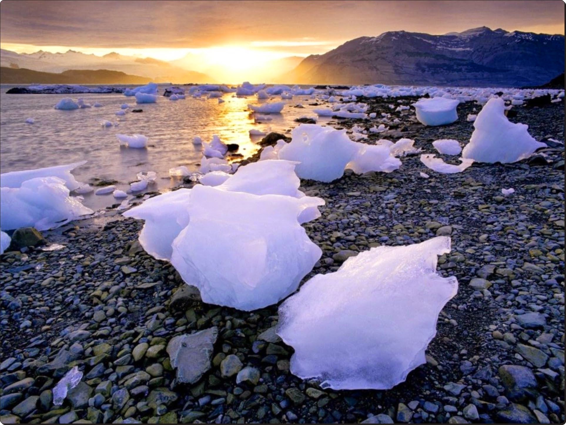 Glacial Icebergs, Icy Bay, Alaska, Usa - Free Nature Pictures