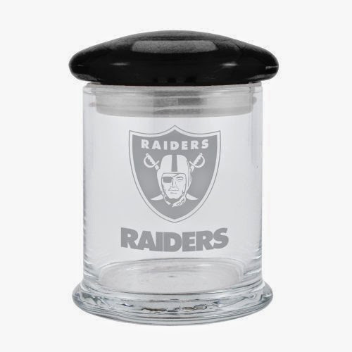  NFL Oakland Raiders Small Candy Jar