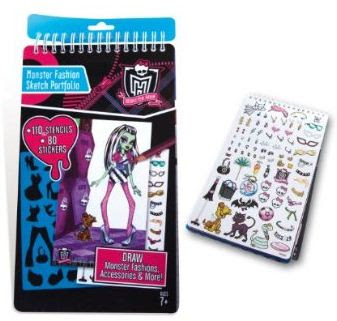 Monster High: "Monster Fashion Sketch Portfolio"
