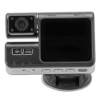  F70 H.264 Dual Lens HD 720P Dashboard Car Vehicle Camera Video Recorder DVR CAM G-sensor