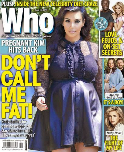 Kim Kardashian Fat Shaming Pregnancy Pics