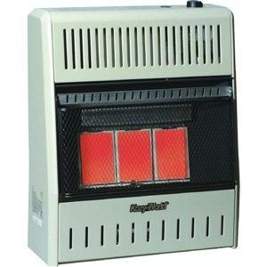  Kozy World KWP196 15,000-BTU Vent-Free LP-Gas Infrared Wall Heater with Thermostat