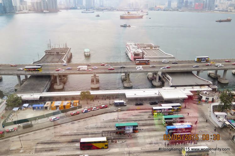 Harbor view - Outside Ibis Hotel North Point, Hongkong - 2015