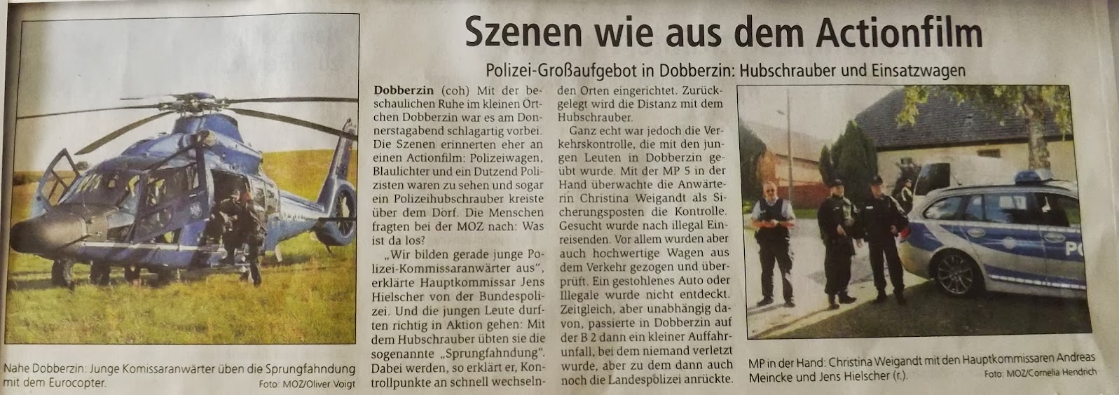 MOZ, gedruckte Ausgabe vom 17.08.2013