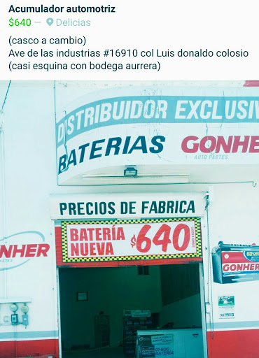 gonher, Av. de las Industrias 16908, Luis Donaldo Colosio Murrieta, Rio Sacramento Nte, 31144 Chihuahua, Chih., México, Tienda de repuestos para carro | CHIH