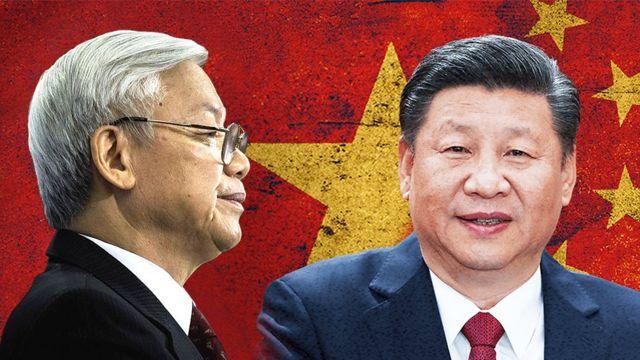 Nguyen Phu Trong and Xi Jinping