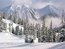 Ice Snowy Rocks Mountains HD Background Wallpapers Widescreen High Resolutions 007