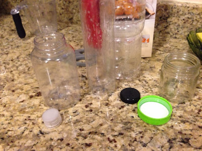 how to remove glue from labels on plastic and glass containers