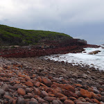 Spectacular rock at red platform bay (104911)