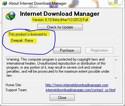 Internet Download Manager 6.10 Beta Multilangauge + IDM Crack | Full Version | 4.25 MB