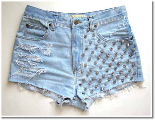 Moda Para Garotas: Bermudas Customizadas