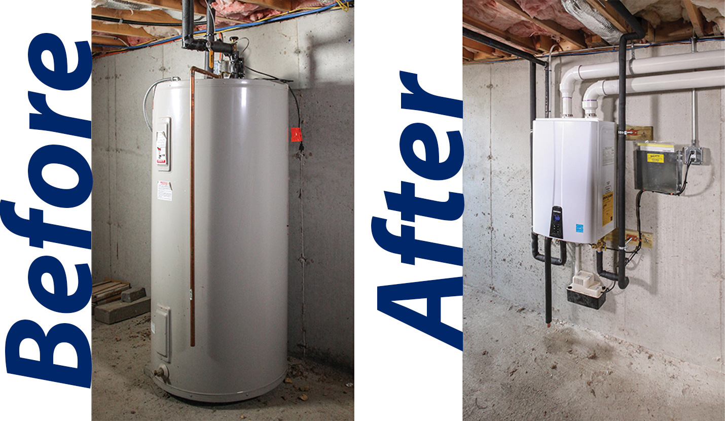 Tankless vs. Traditional Tank Water Heaters